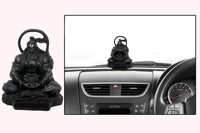 🕉 Lord Hanuman Car Dashboard Idol – 🚗 Blessings of Strength and Protection🕉