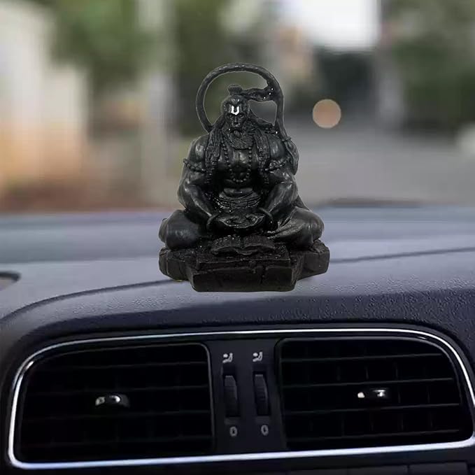 🕉 Lord Hanuman Car Dashboard Idol – 🚗 Blessings of Strength and Protection🕉